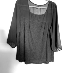 AE top with sheer shoulders XL